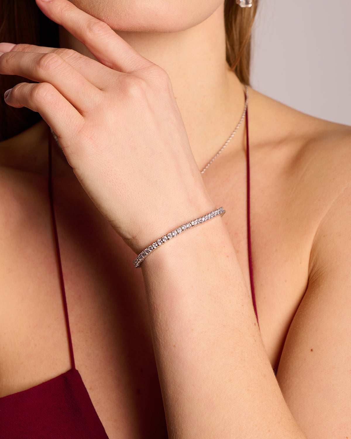 Funkelndes Tennisarmband