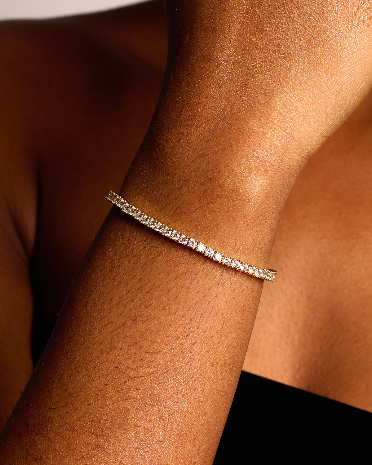 Funkelndes Tennisarmband