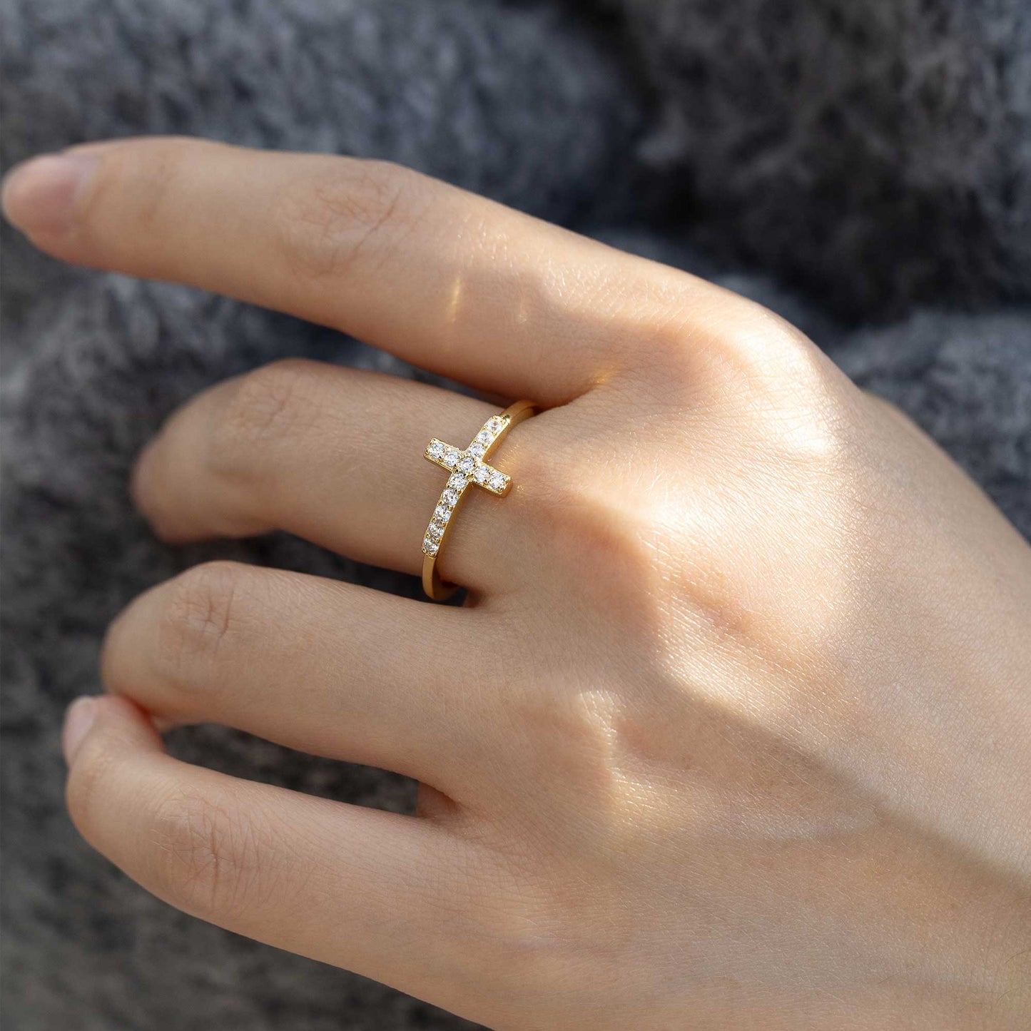 Kreuzglanz Ring
