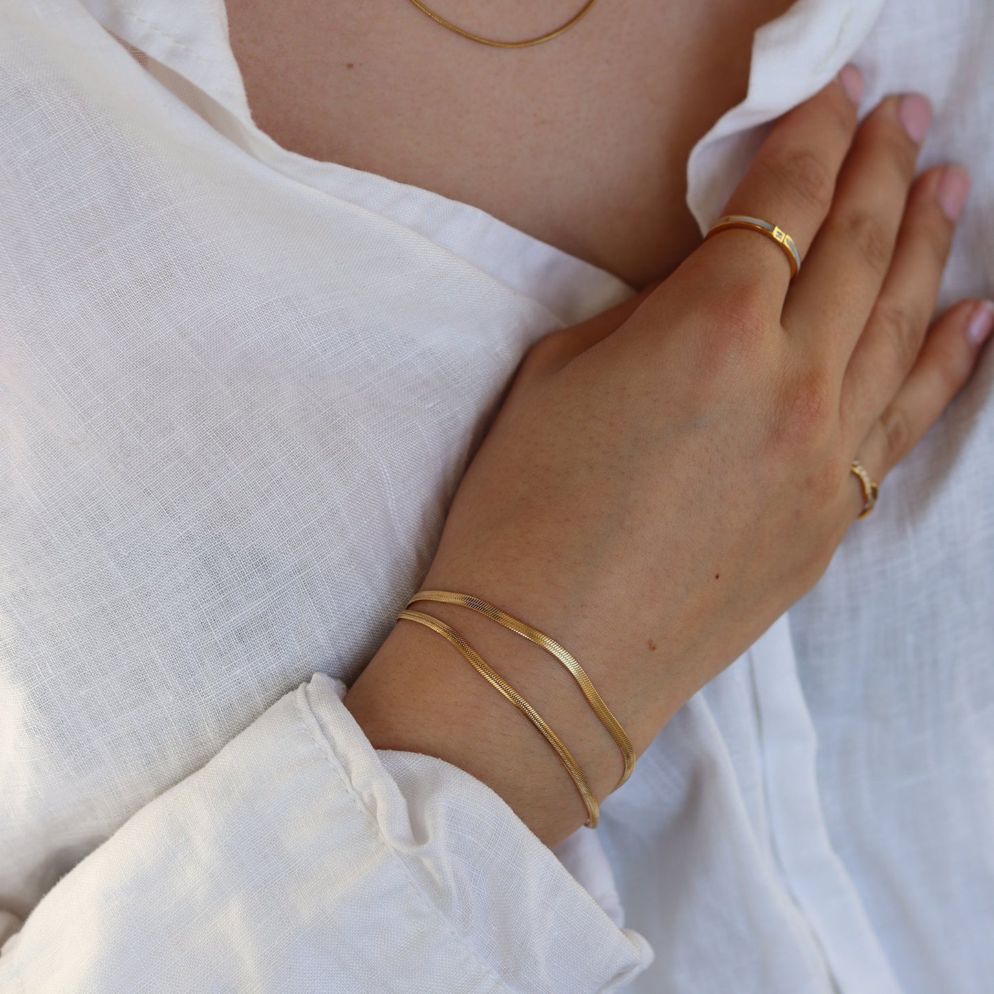 Doppel-Herringbone-Armband