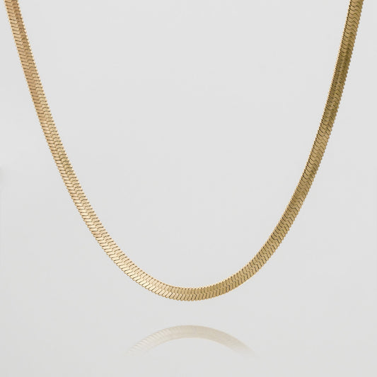 Herringbone Kette – Gold