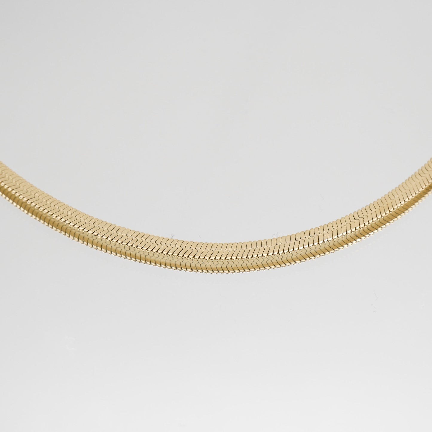 Herringbone Kette – Gold