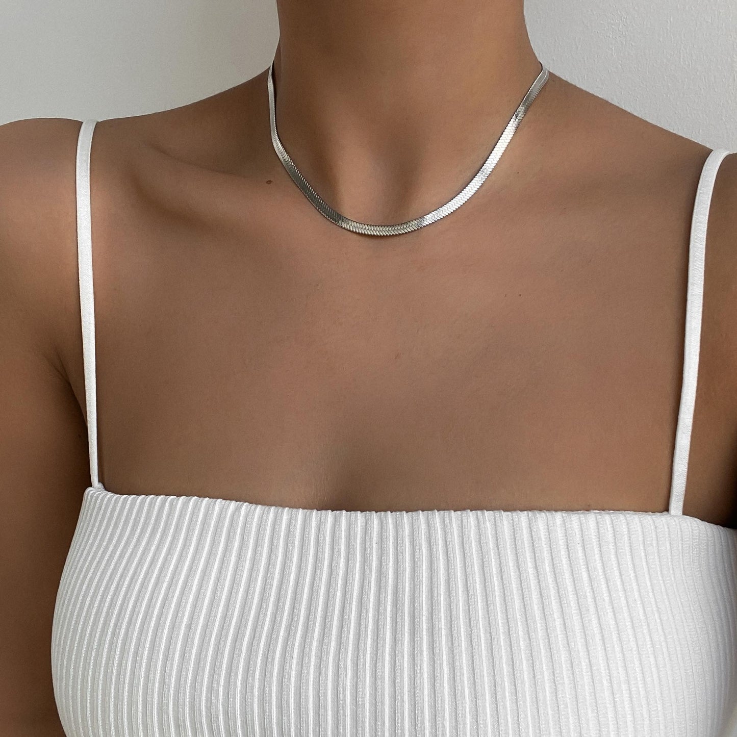 Herringbone Kette – Gold
