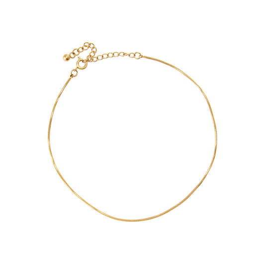 Zarte Gold-Fußkette