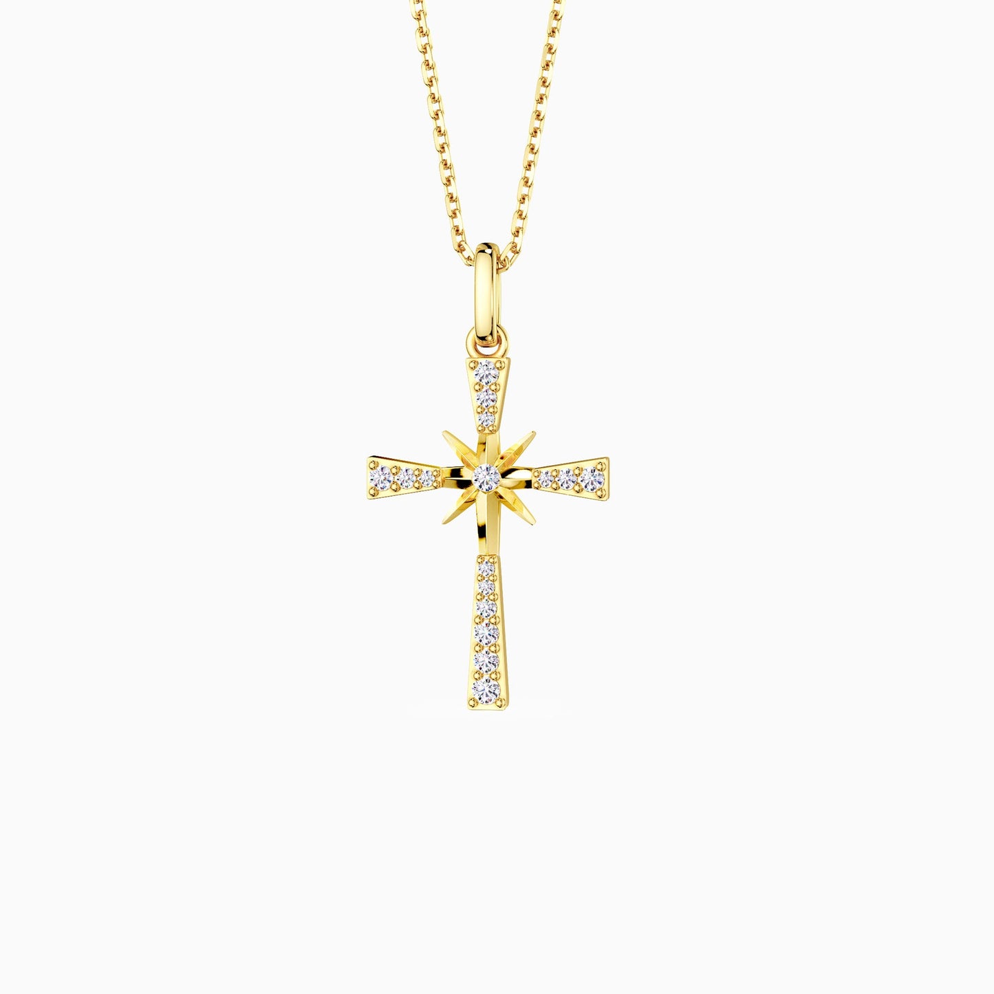 Sternenlicht Kreuz Kette