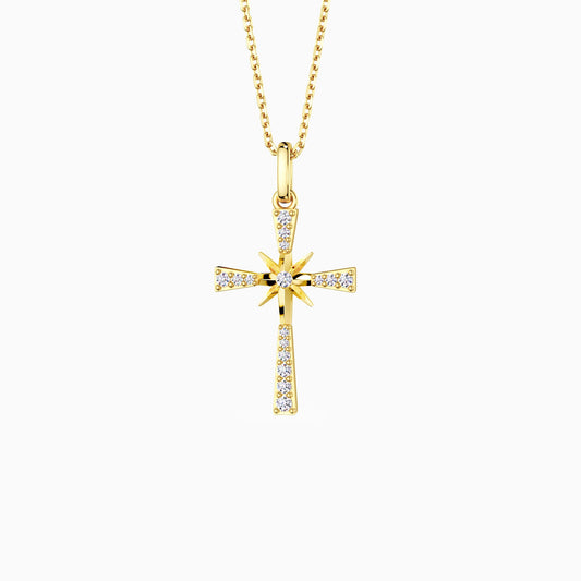 Sternenlicht Kreuz Kette