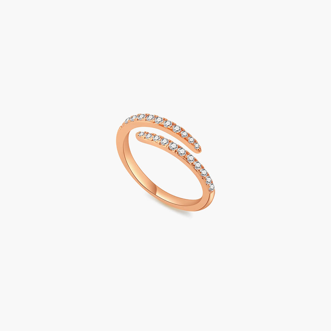 Funkelband Ring