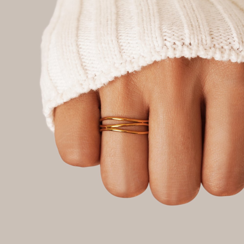 Unendlichkeitsschleifen Ring