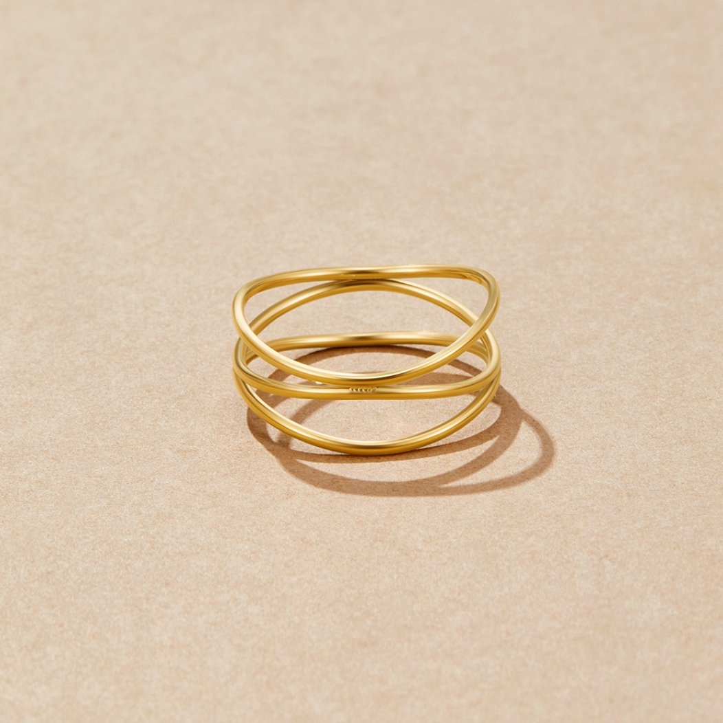 Unendlichkeitsschleifen Ring
