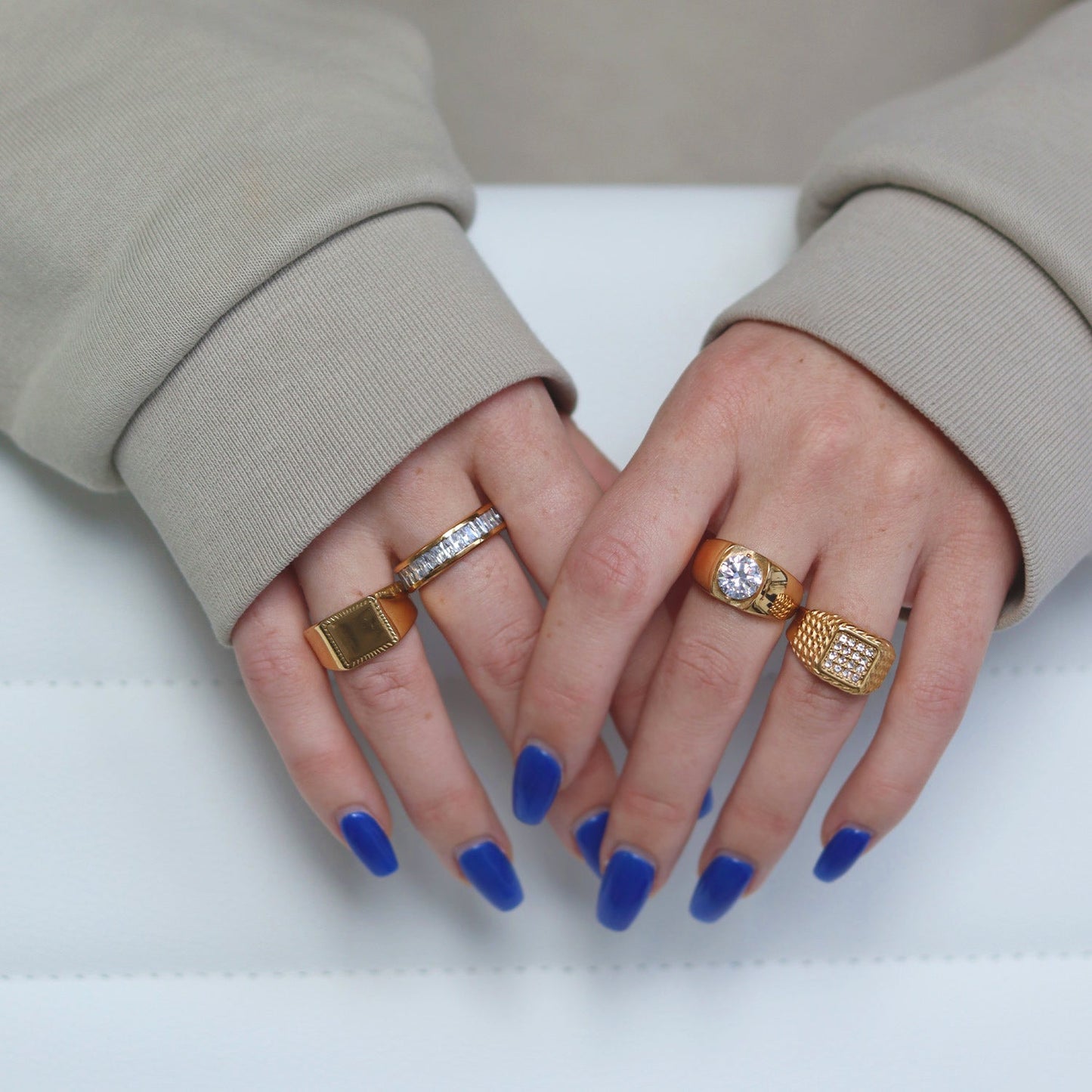 Baguette-Ring „Élégance“