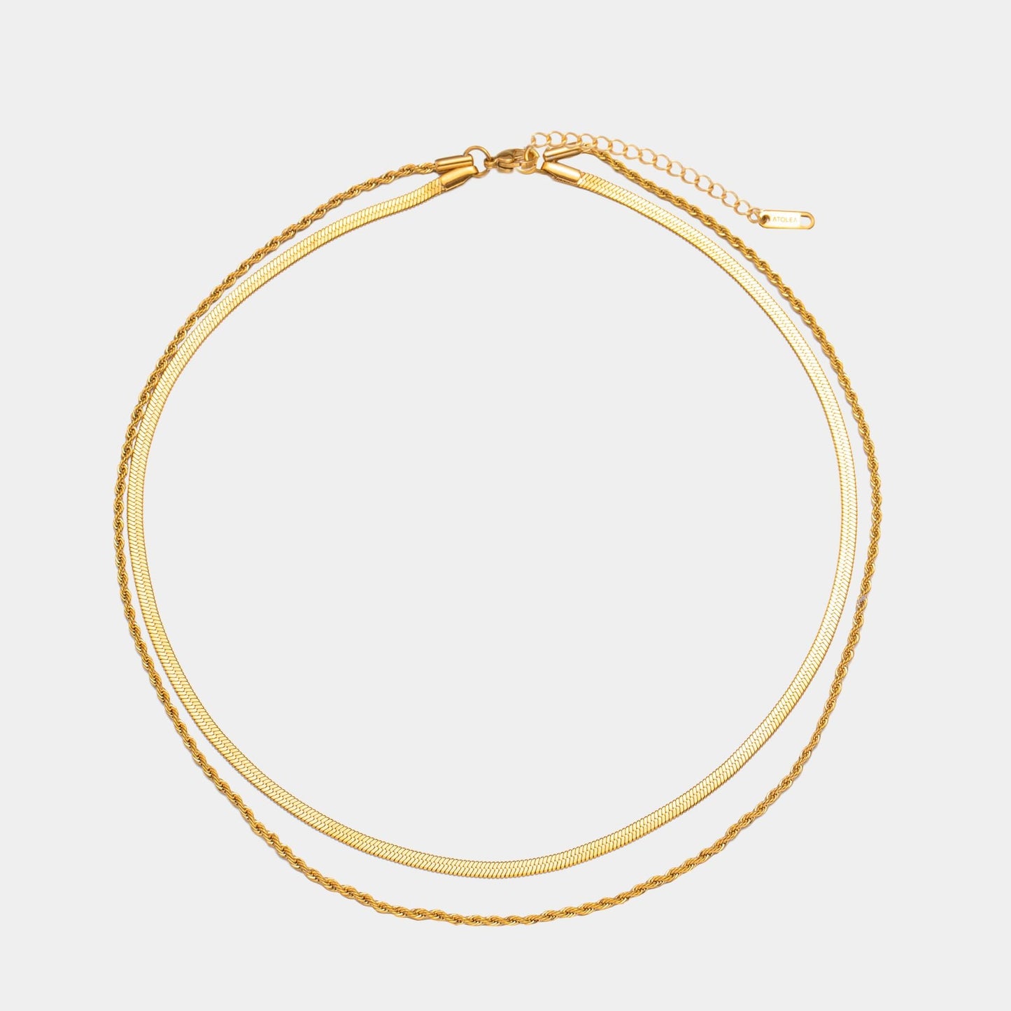 Celeste – Zweilagige Kette in Goldoptik