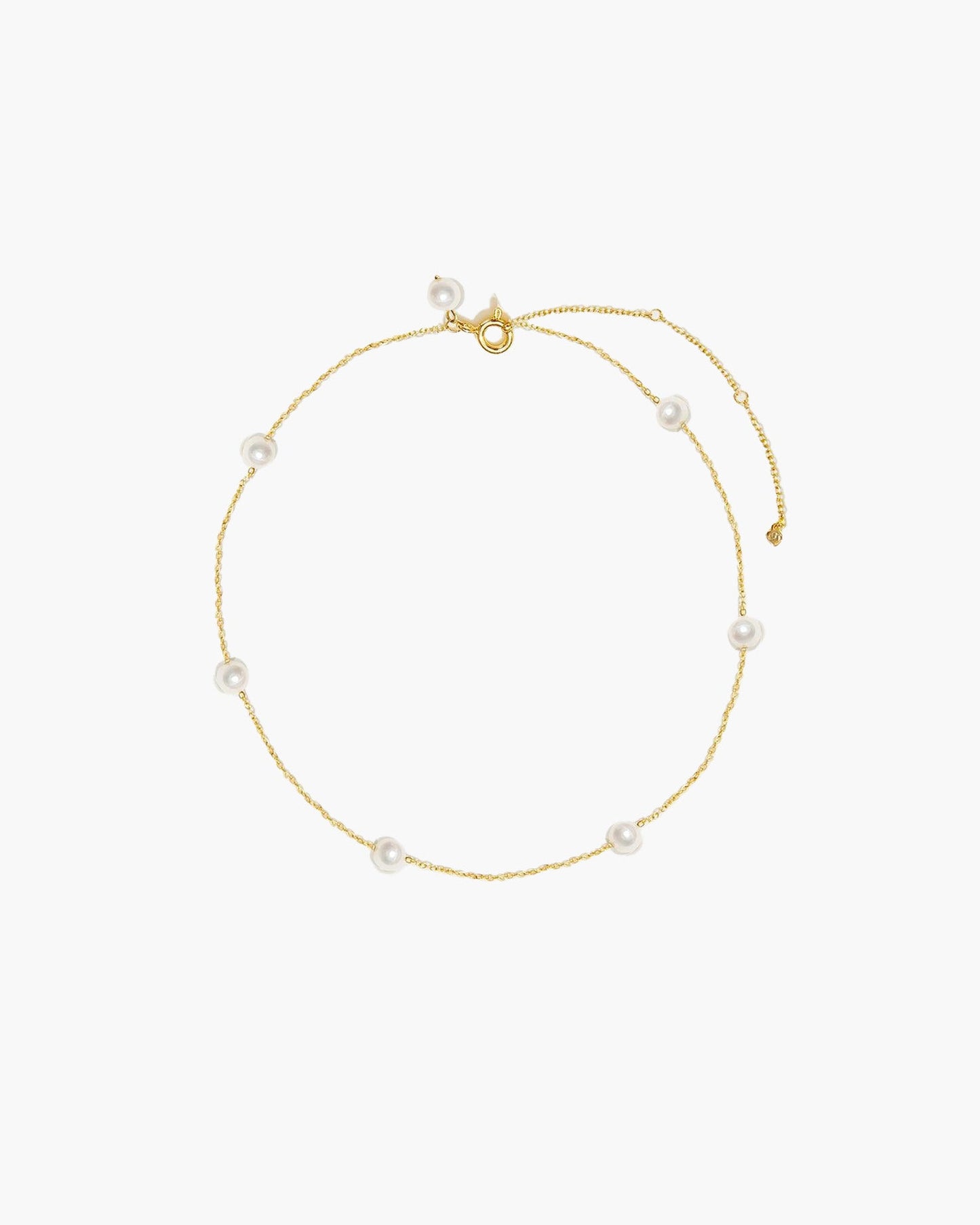 Yumi Perlen-Fußkettchen