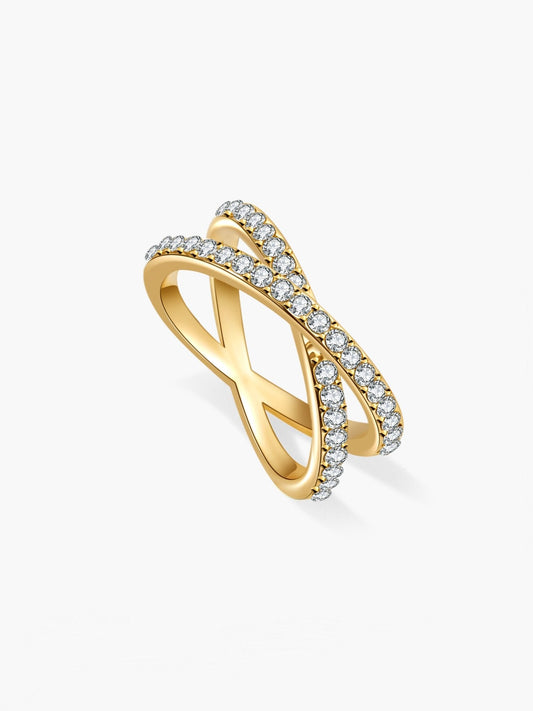 Glanzkreuz Ring