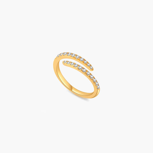 Funkelband Ring