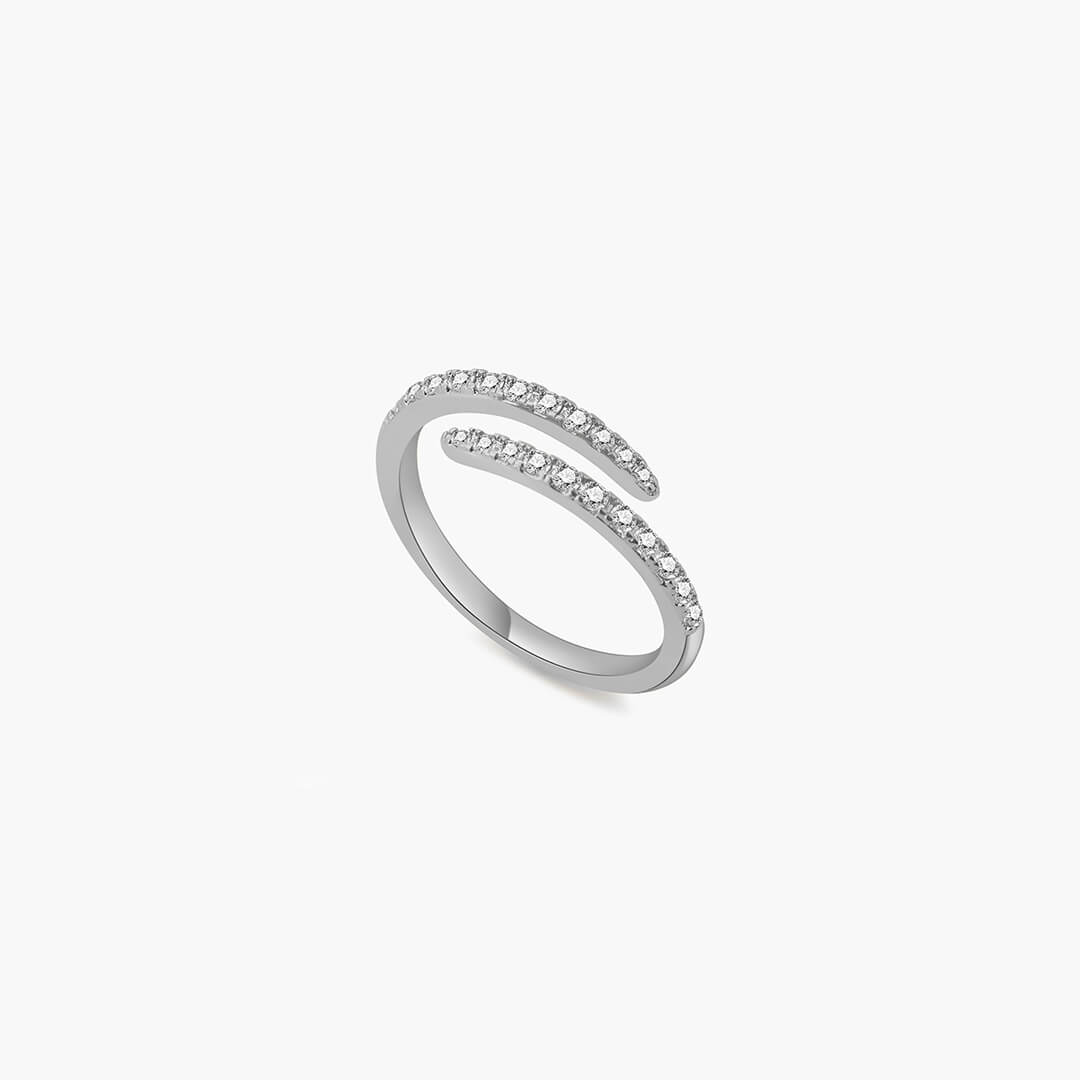 Funkelband Ring