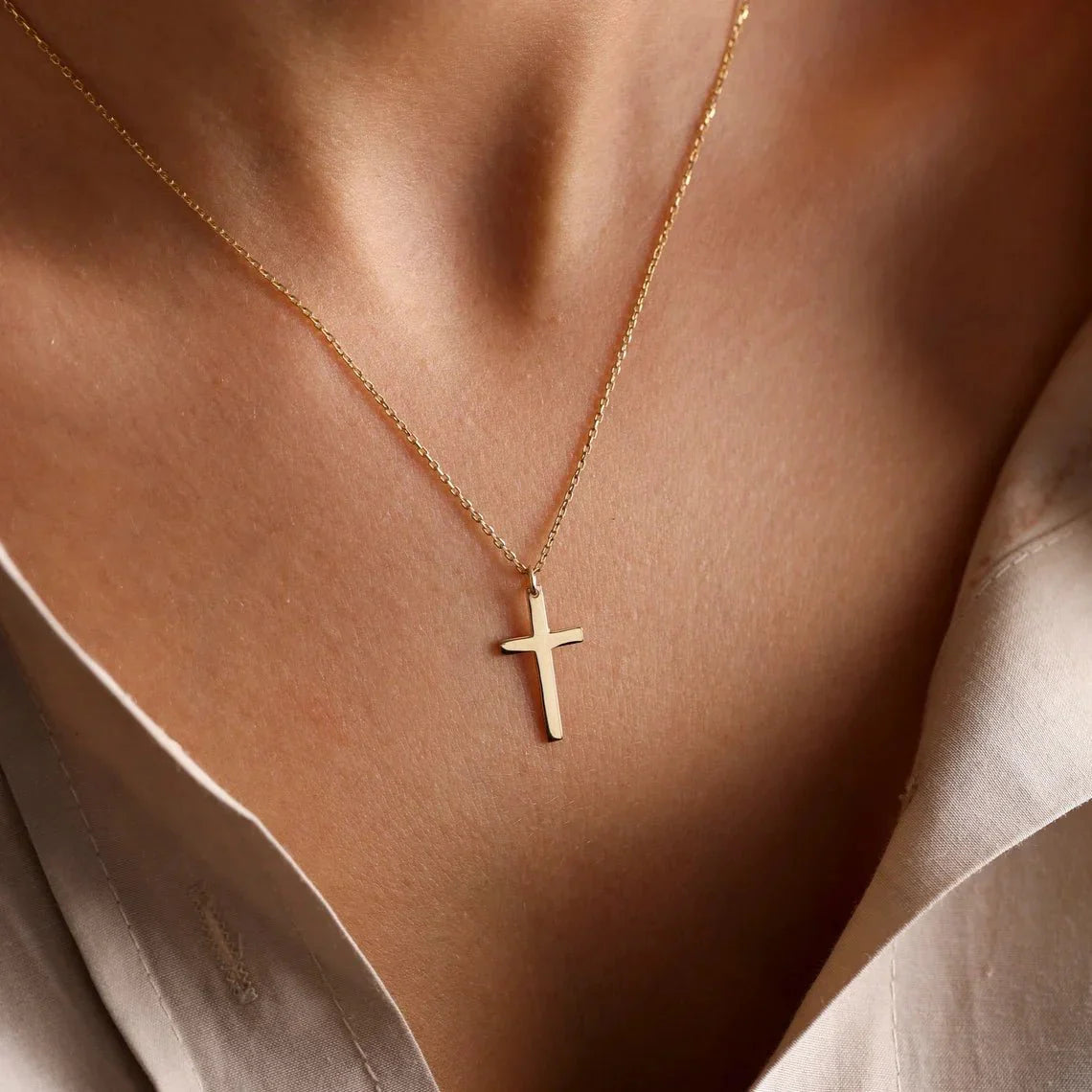 Kreuz Anhänger Kette