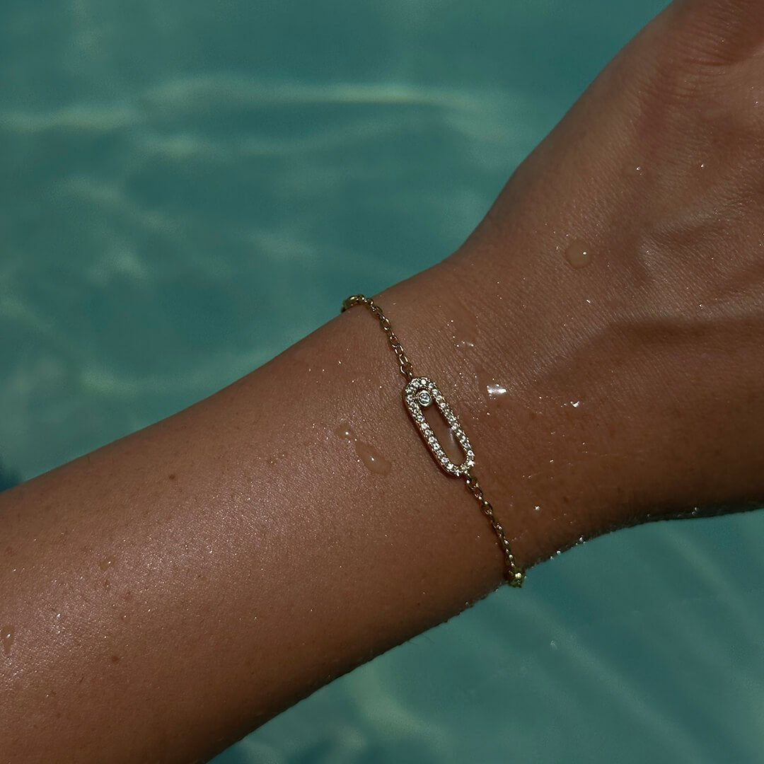 Glanzglied Armband