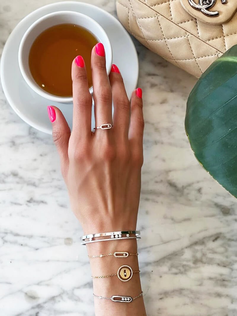 Glanzglied Armband