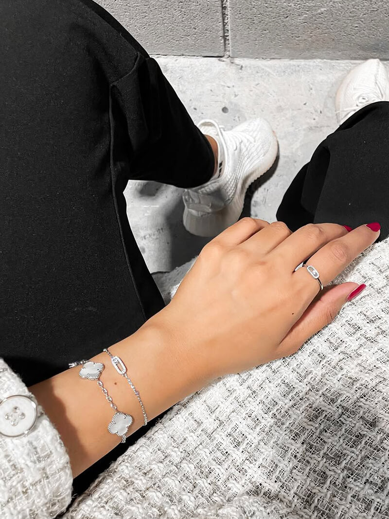 Glanzglied Armband